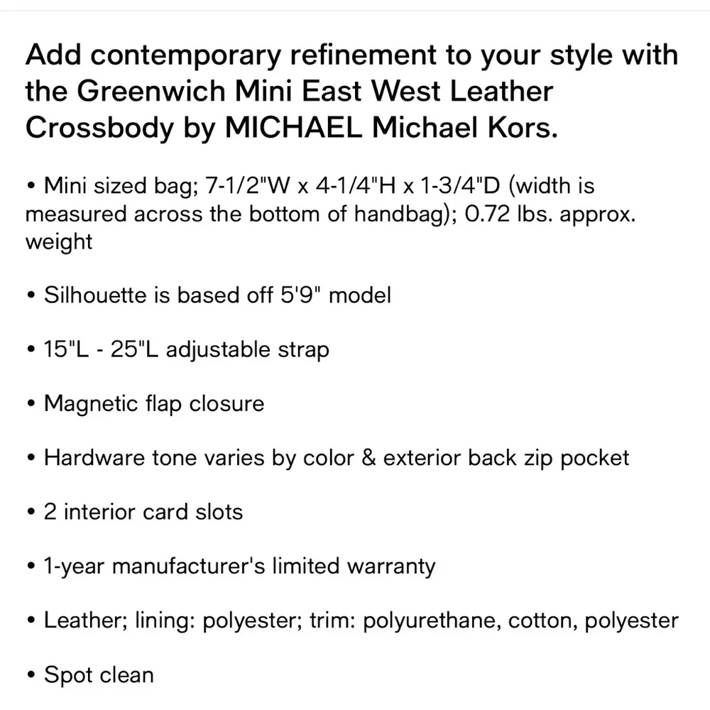 Michael Kors bag